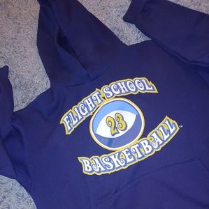 Flight school basketball hoodie